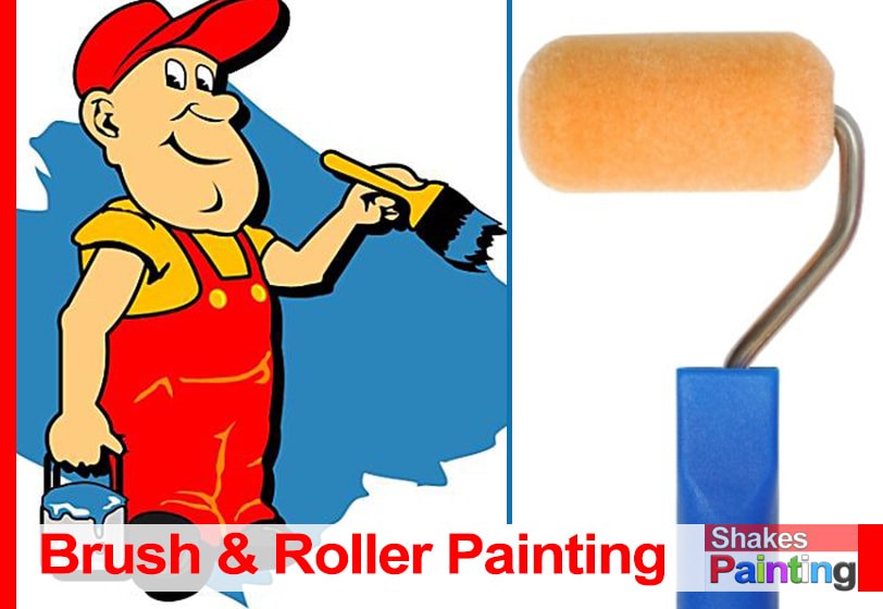 Brush-roll Painting- Shakes Painting- Painting and Decorating Stanger.