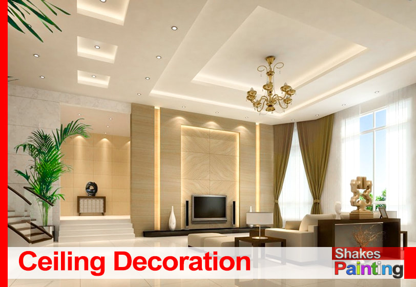 Ceiling Decoration- Shakes Painting- Painting and Decorating Stanger.